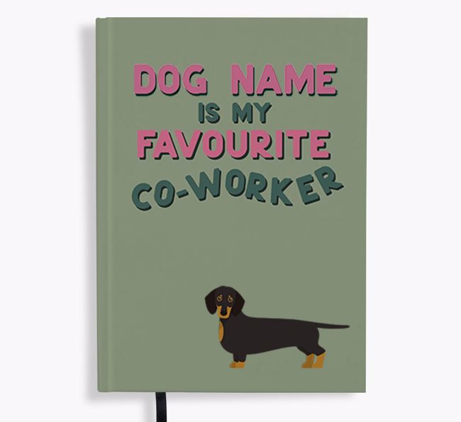 Favourite Co-Worker: Personalised {breedFullName} Notebook